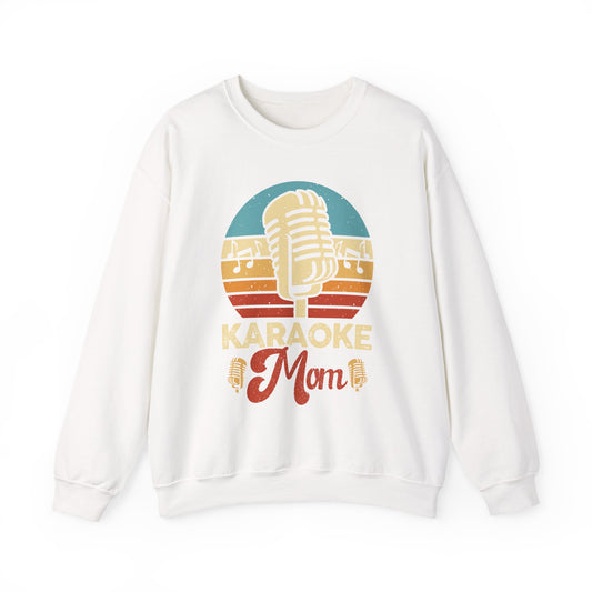 Karaoke Vibe Crewneck Sweatshirt, Generational Nostalgia, Karaoke Mom and Dad, Unisex Jumper, Music Lover Gift, Retro Sweatshirt, Family Fun