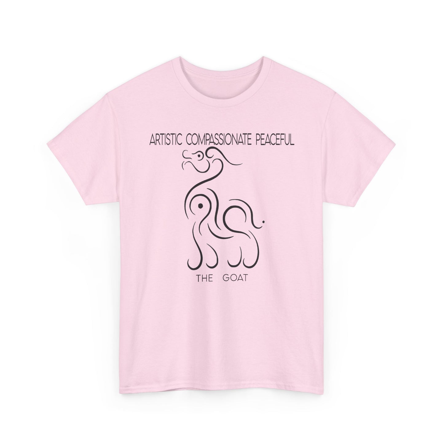 Chinese Zodiac The Goat Tee, Positive Traits Of People Born On The Years Of Goat (1969, 1979, 1991, 2003, And 2015), Artistic And Peaceful
