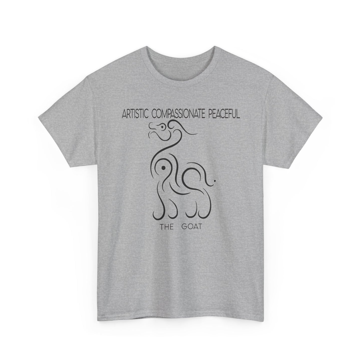 Chinese Zodiac The Goat Tee, Positive Traits Of People Born On The Years Of Goat (1969, 1979, 1991, 2003, And 2015), Artistic And Peaceful