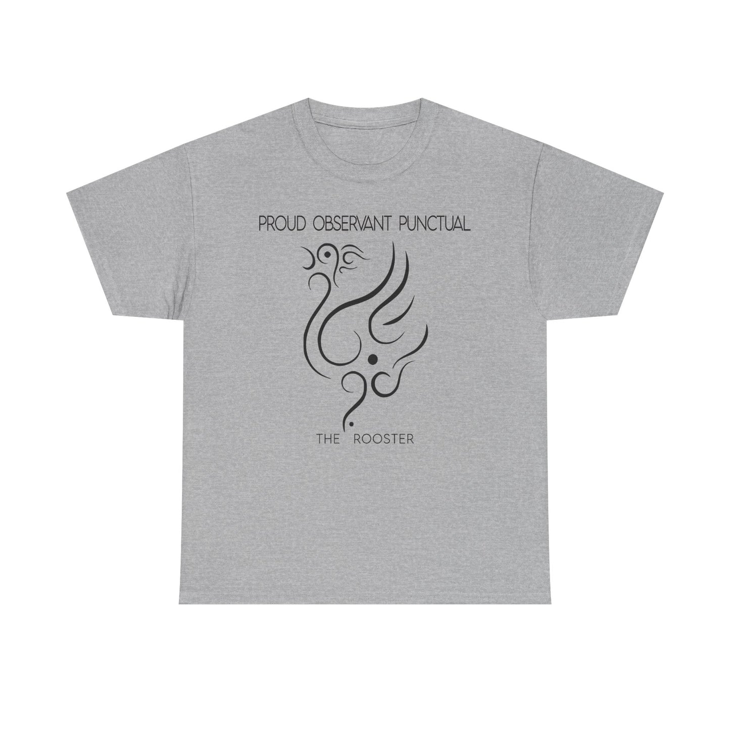 Chinese Zodiac The Rooster Tee, Positive Traits Of People Born On The Years Of The Rooster (1969, 1981, 1993 And 2005), Proud And Observant