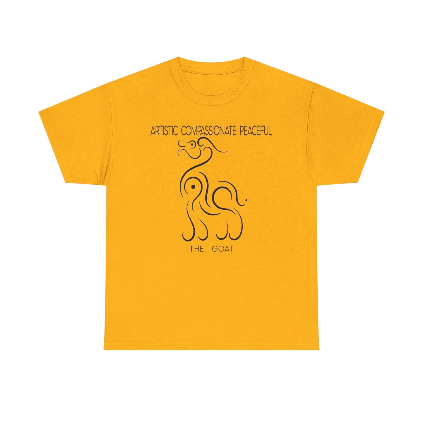 Chinese Zodiac The Goat Tee, Positive Traits Of People Born On The Years Of Goat (1969, 1979, 1991, 2003, And 2015), Artistic And Peaceful