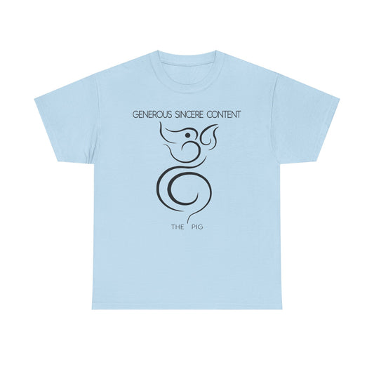 Chinese Zodiac The Pig Tee, Positive Traits Of People Born On The Years Of The Pig (1959, 1971, 1995, and 2007), Generous And Sincere