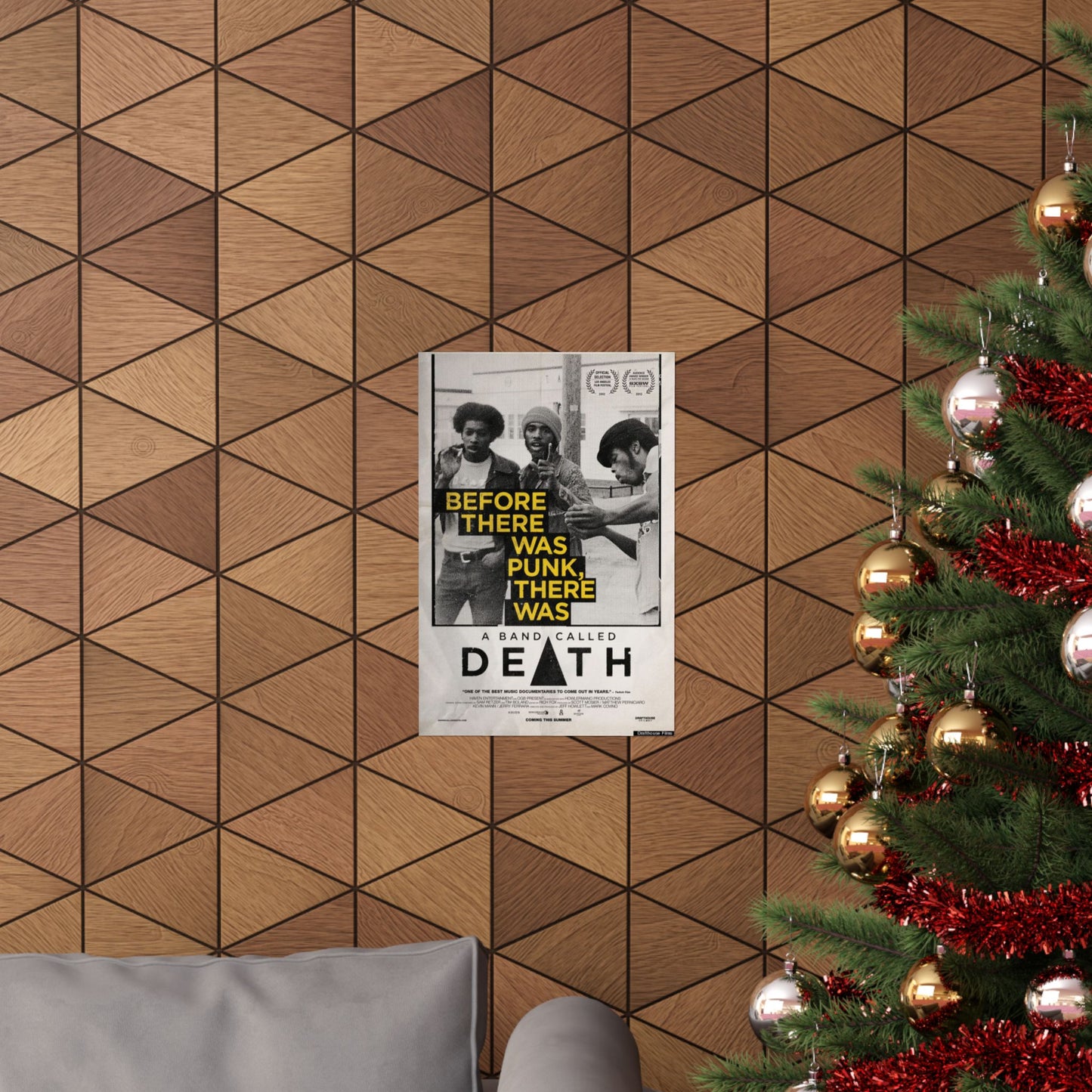 Vintage Proto-Punk Music History Film Print. A Band Called Death Documentary Poster - 1970s