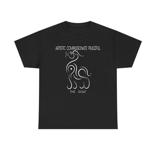 Chinese Zodiac The Goat Tee, Positive Traits Of People Born On The Years Of Goat (1967, 1979, 1991, 2003, And 2015), Compassionate, Peaceful