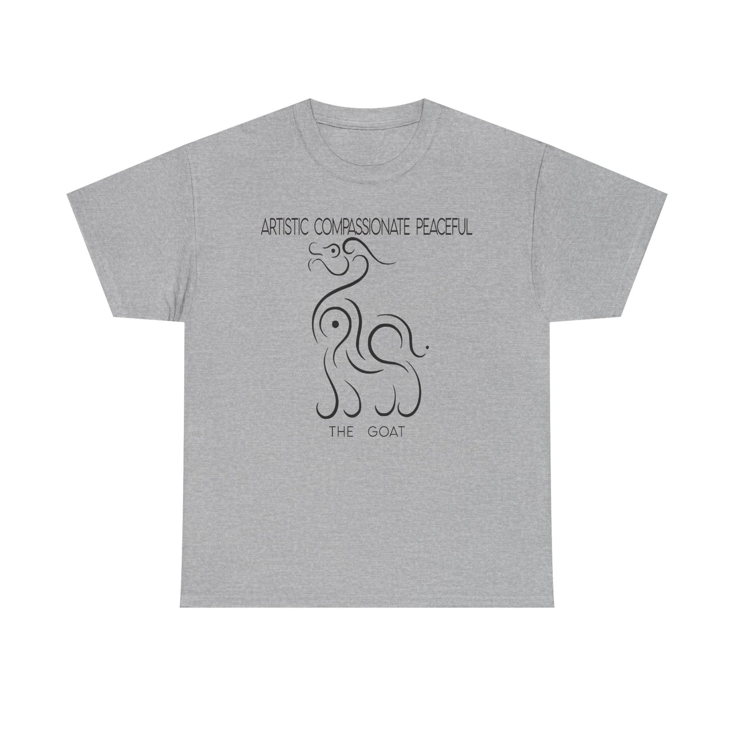 Chinese Zodiac The Goat Tee, Positive Traits Of People Born On The Years Of Goat (1969, 1979, 1991, 2003, And 2015), Artistic And Peaceful