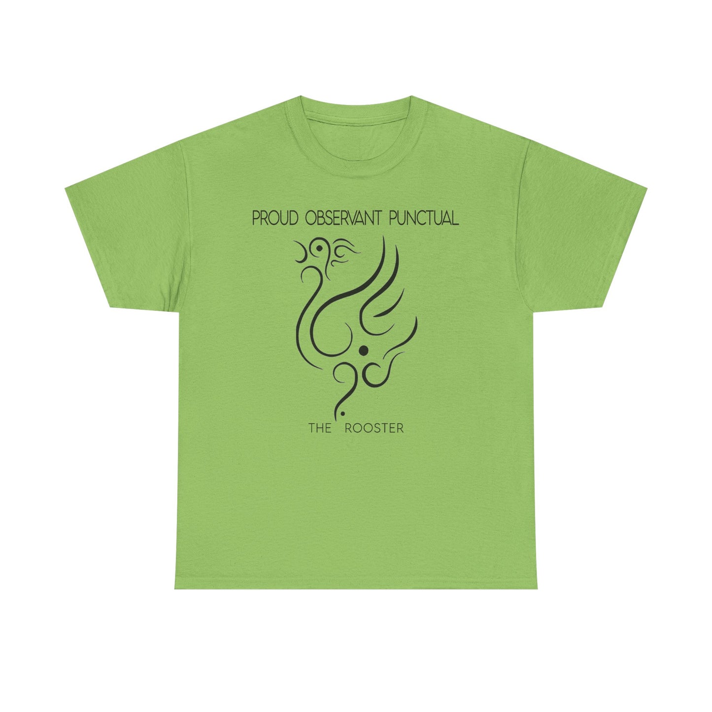 Chinese Zodiac The Rooster Tee, Positive Traits Of People Born On The Years Of The Rooster (1969, 1981, 1993 And 2005), Proud And Observant