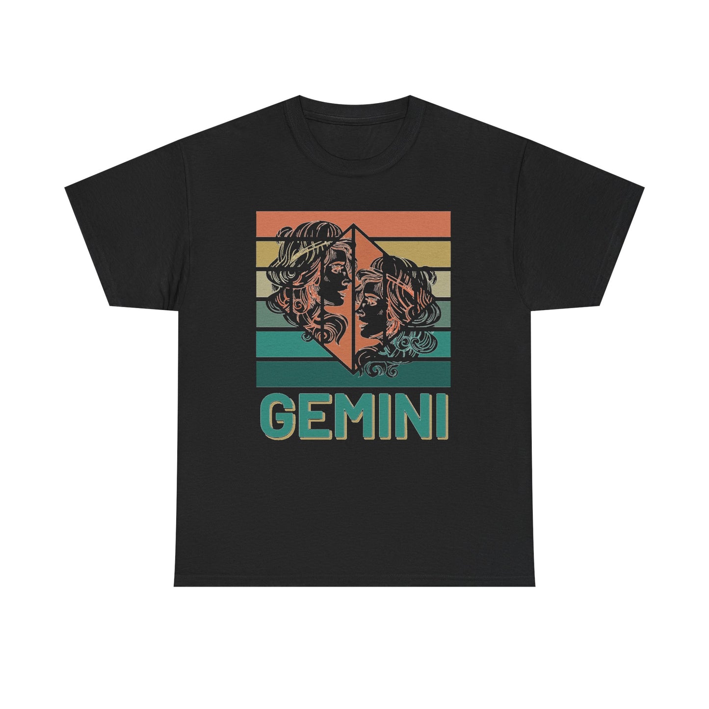 Gemini Zodiac Unisex Cotton Tee, Astrology Gift, Birthday Shirt, Horoscope Tee, Astrology Apparel, Summer Fashion, Retro Design, Vintage