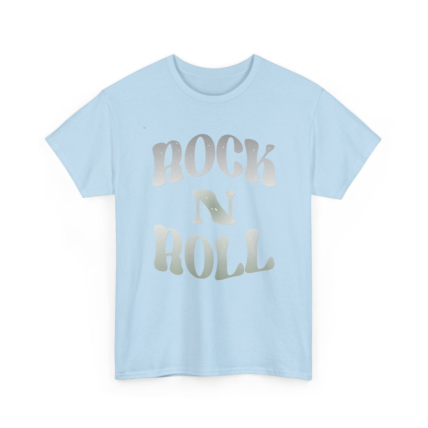 Music Nostalgia Rock N Roll Unisex Cotton Shirt, Colorful Boho and Hippie Style Top, Artistic Typographic Design Shirt