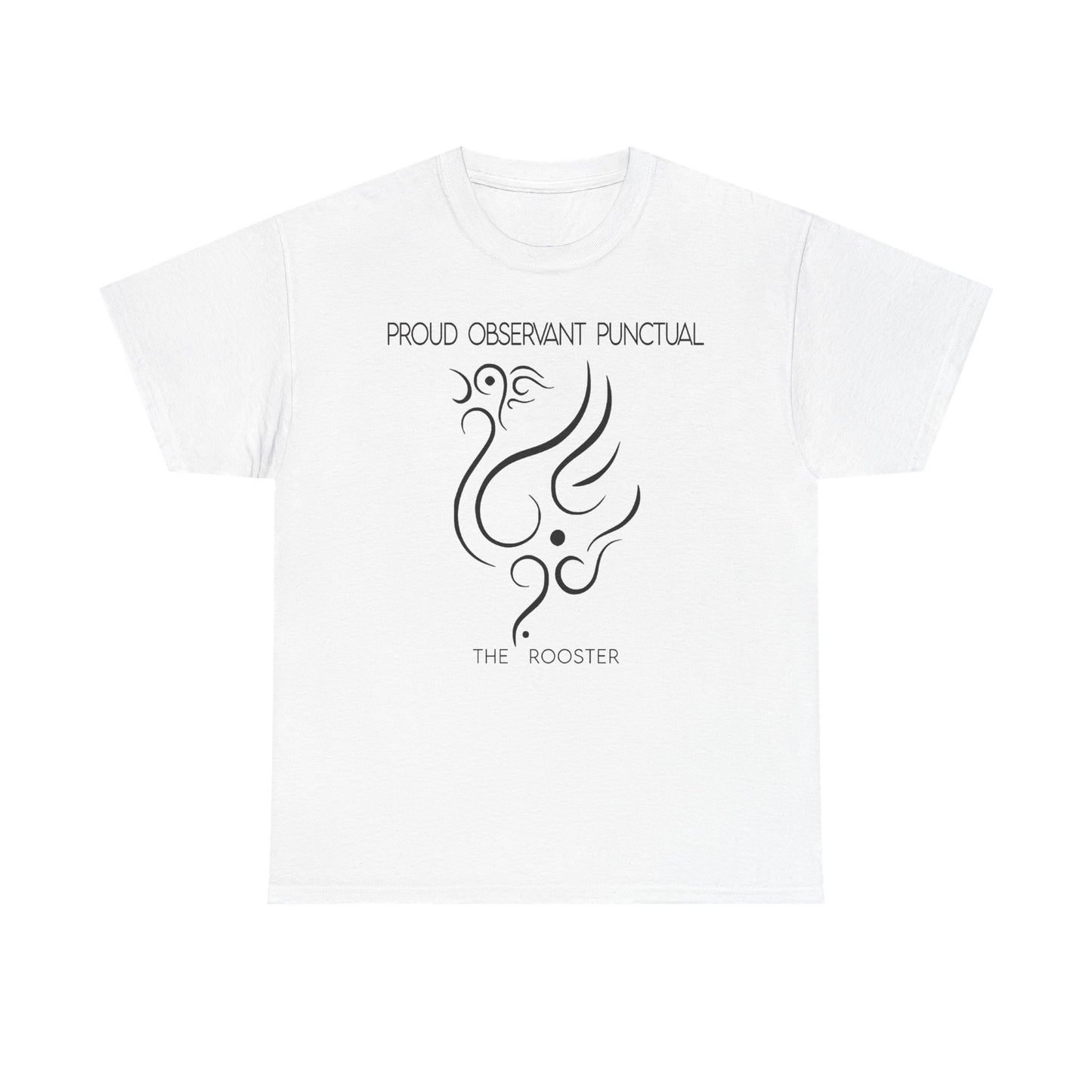 Chinese Zodiac The Rooster Tee, Positive Traits Of People Born On The Years Of The Rooster (1969, 1981, 1993 And 2005), Proud And Observant