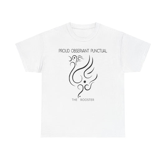 Chinese Zodiac The Rooster Tee, Positive Traits Of People Born On The Years Of The Rooster (1969, 1981, 1993 And 2005), Proud And Observant