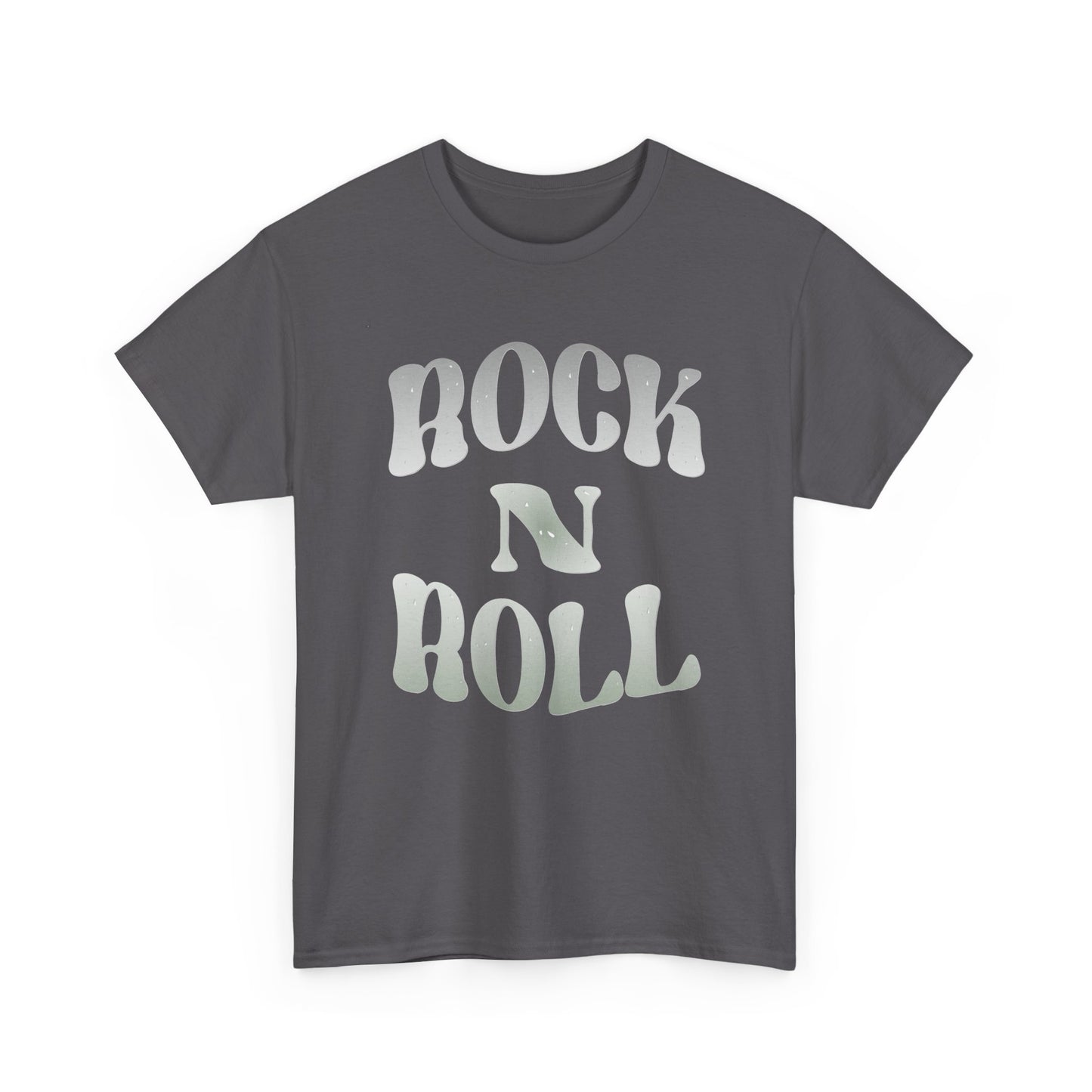 Music Nostalgia Rock N Roll Unisex Cotton Shirt, Colorful Boho and Hippie Style Top, Artistic Typographic Design Shirt