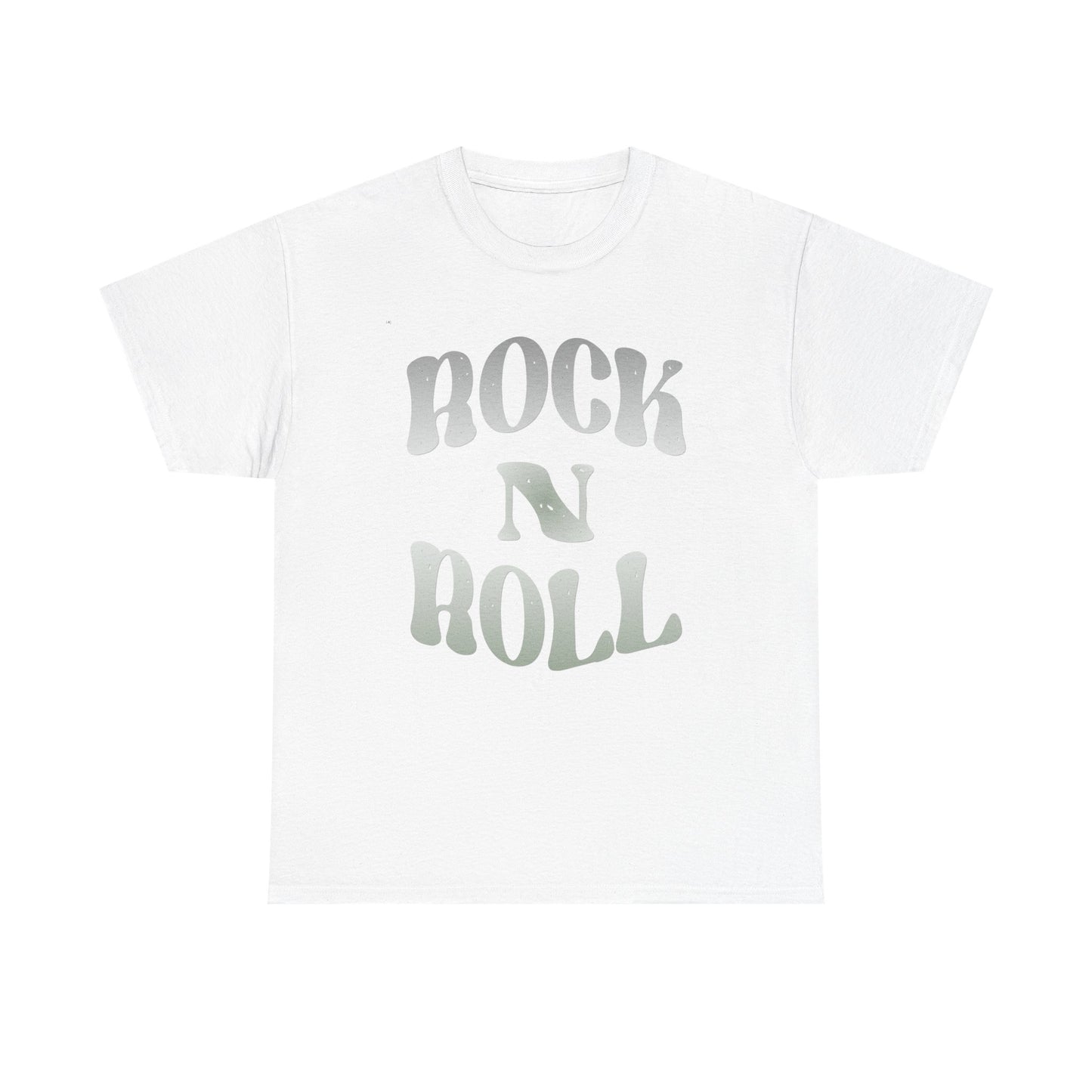 Music Nostalgia Rock N Roll Unisex Cotton Shirt, Colorful Boho and Hippie Style Top, Artistic Typographic Design Shirt