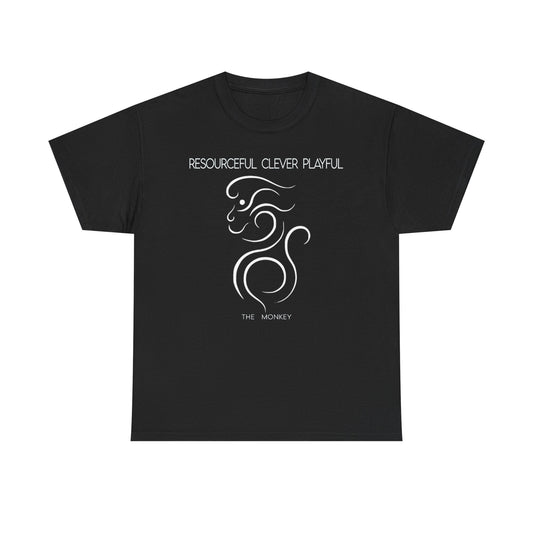 Chinese Zodiac The Monkey Tee, Positive Traits Of People Born On The Years Of Monkey (1968, 1980, 1992, 2004, And 2016), Clever And Playful