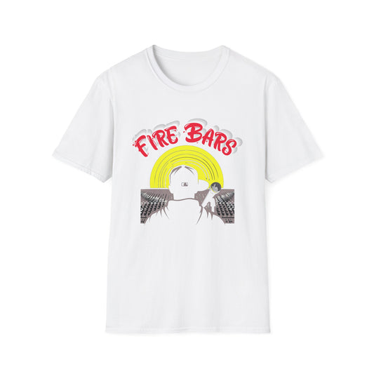 Music Nostalgia Fire Bars Unisex T-Shirt, The Rapper At the Mic and Board, Rap Lover graphic Tee